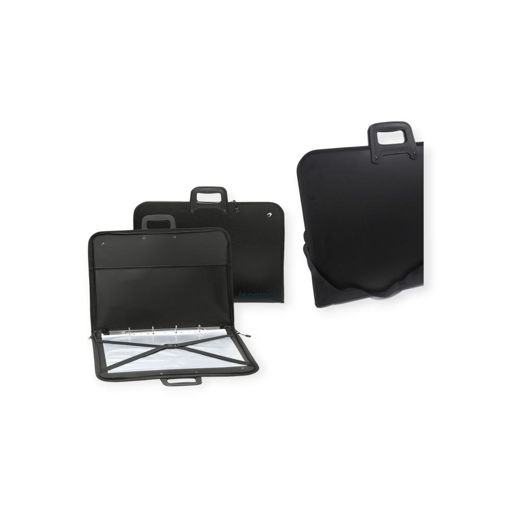 Picture of ART CASE A3 RING BINDER WITH ZIP, HANDLE AND 10 LEAVES